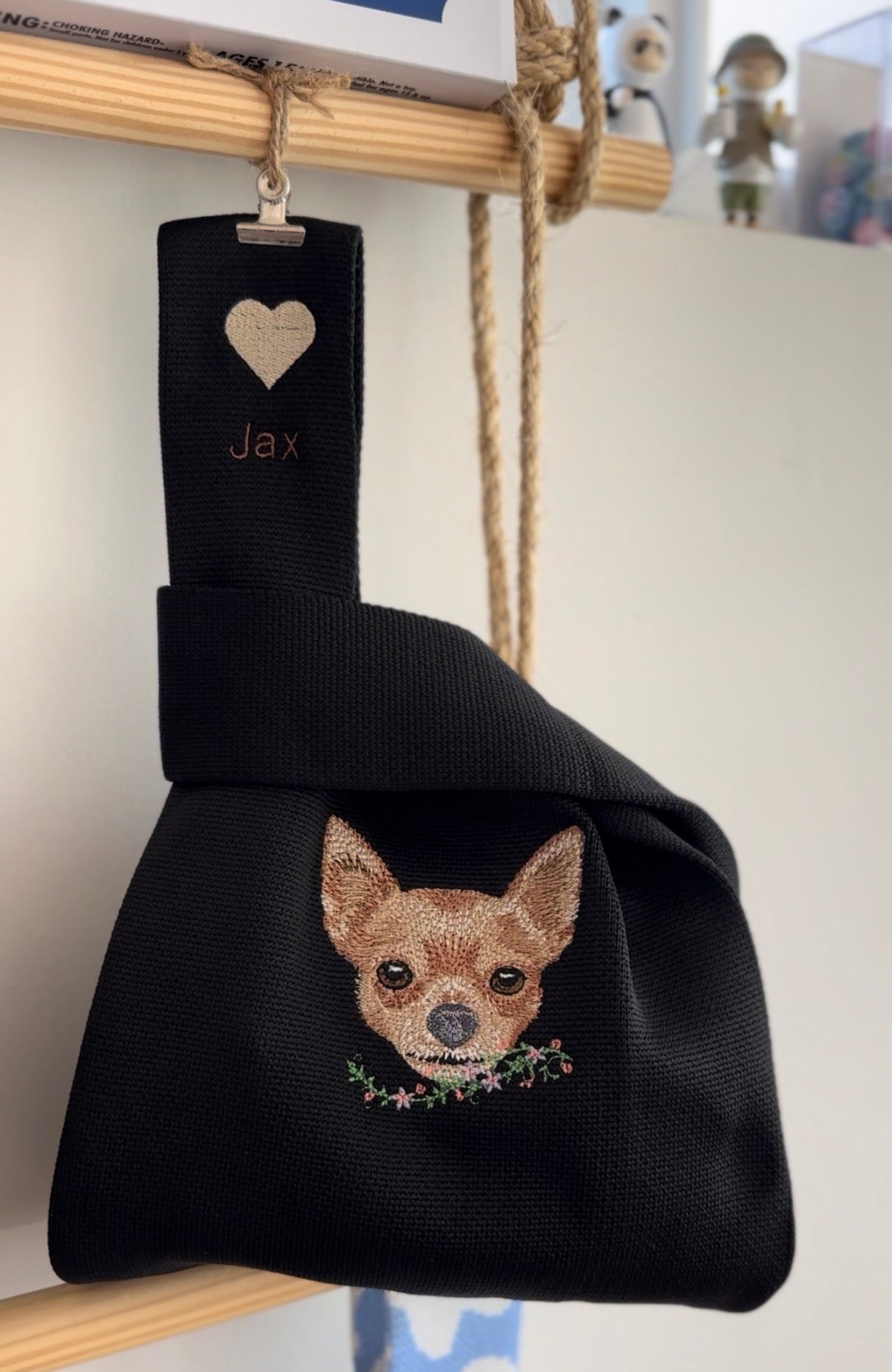 Embroidery Knit Bag  - Custom Patterns