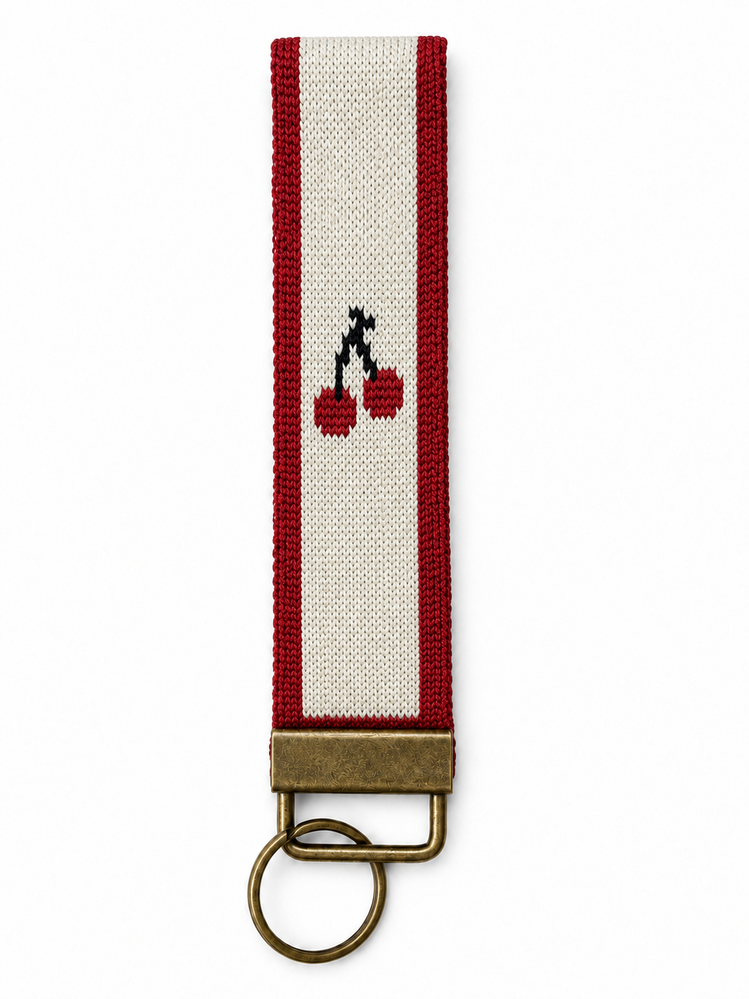 Knit Keychain - Cherry
