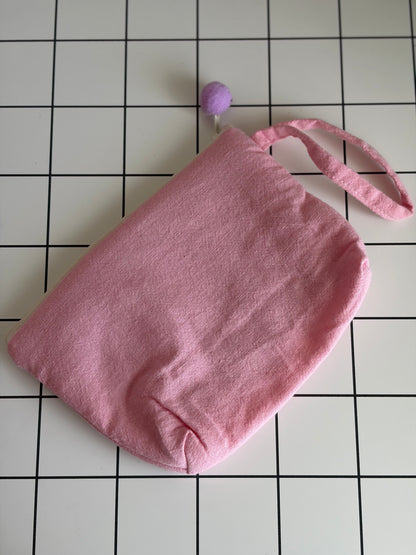 Hand-Embroidery Makeup Pouch D