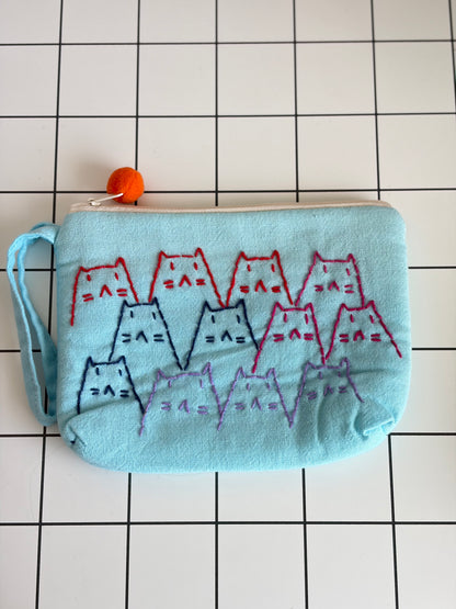 Hand-Embroidery Makeup Pouch G