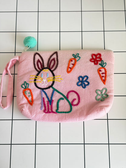 Hand-Embroidery Makeup Pouch L