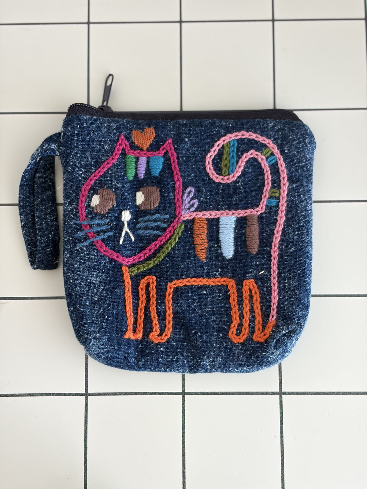 Little Stitch Pouch- Jean Color B