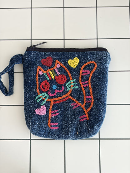 Little Stitch Pouch- Jean Color D
