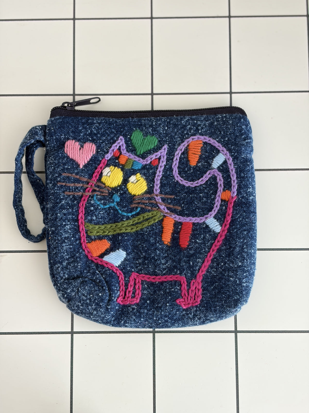 Little Stitch Pouch- Jean Color E