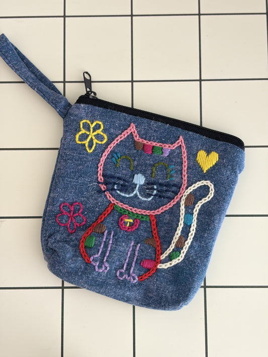 Little Stitch Pouch- Jean Color I