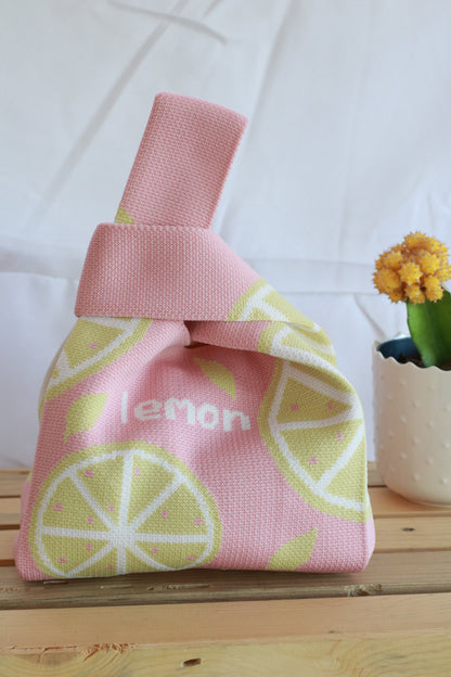 Knit Tote Bag - Lemon (More Color)