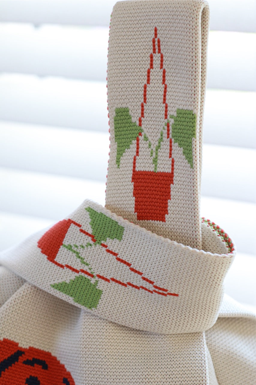 New ! Knit Tote Bag - Dog