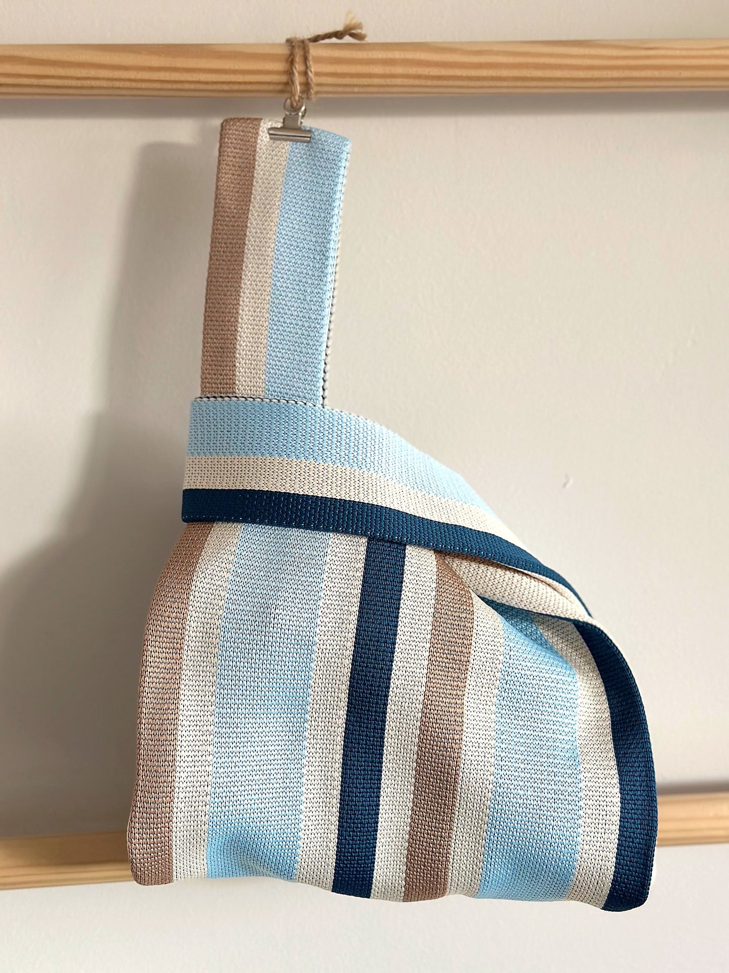 Harbor Stripe Knit Tote Bag