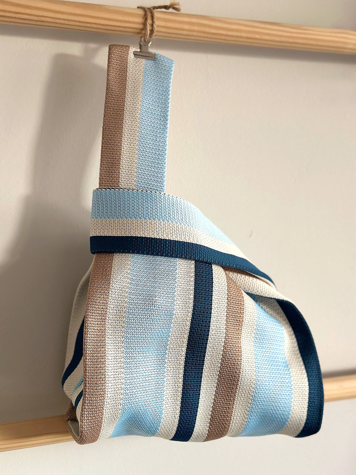 Harbor Stripe Knit Tote Bag