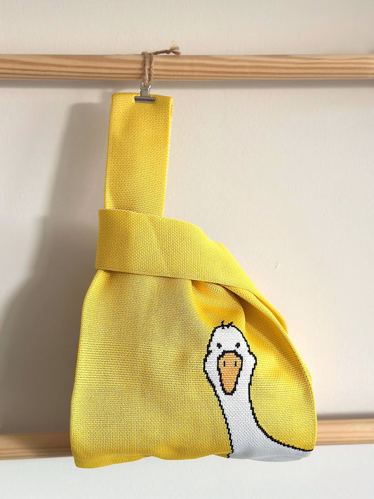 Knit Tote Bag - Silly Goose