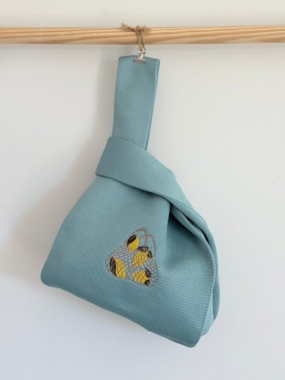Embroidery Knit Bag - Lemon Bag
