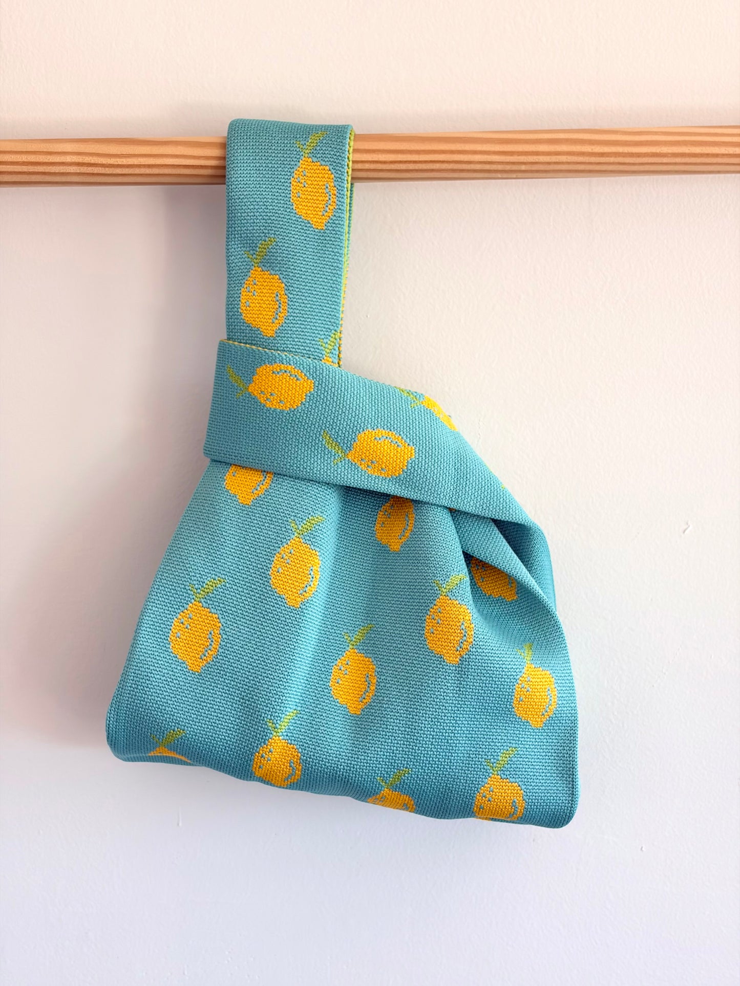 Little Lemon Knit Tote Bag