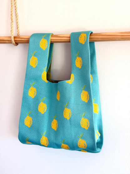 Little Lemon Knit Tote Bag