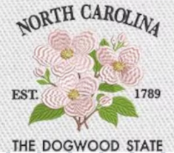 Large Embroidery Knit Bag - State Flower