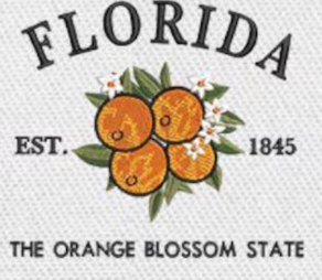 Large Embroidery Knit Bag - State Flower