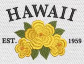 Large Embroidery Knit Bag - State Flower