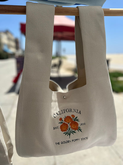 Large Embroidery Knit Bag  - Custom Patterns