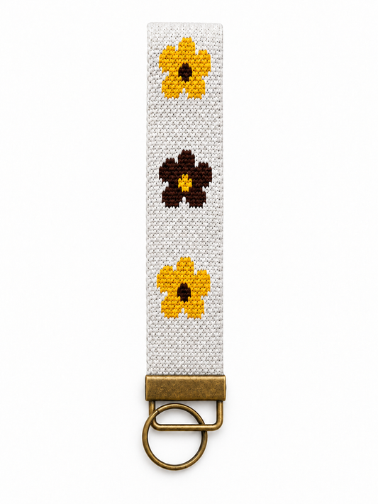 Knit Keychain - Flowers
