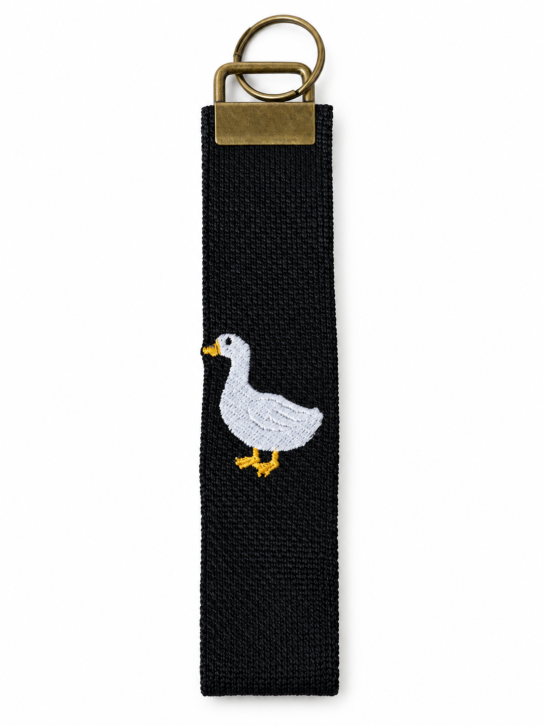 Embroidered Keychain - Goose
