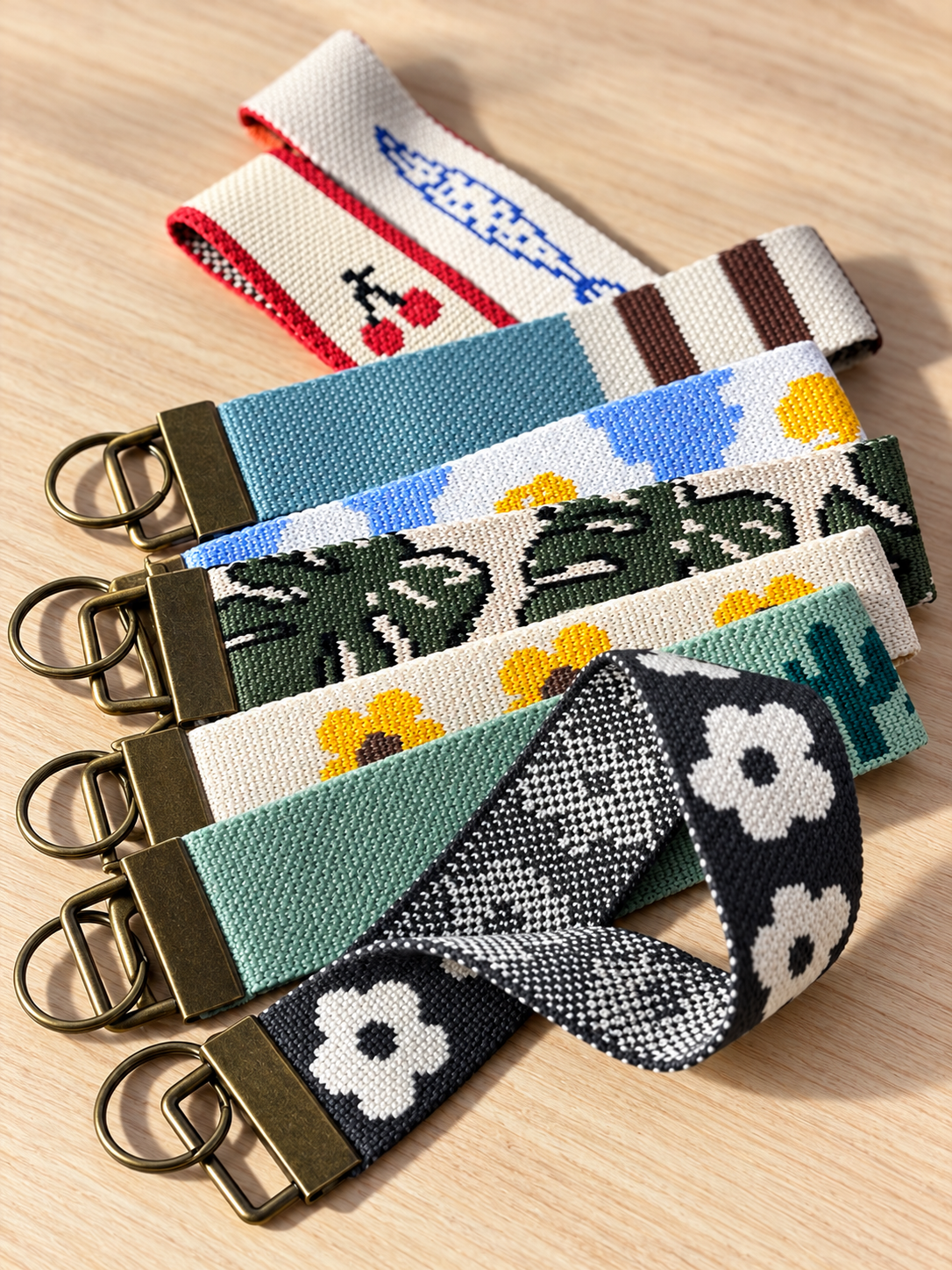 Knit Keychain - Cherry