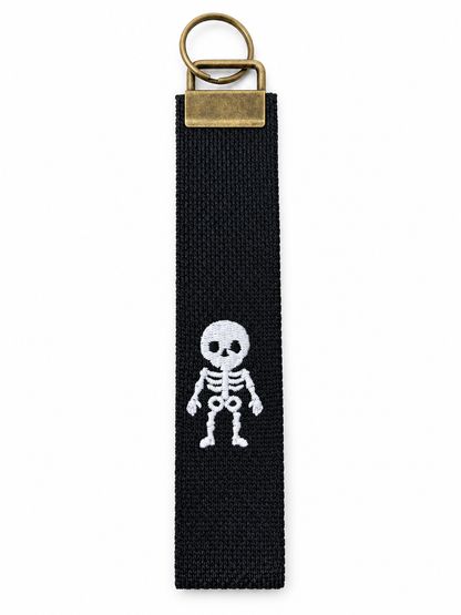 Embroidered Keychain - Skull